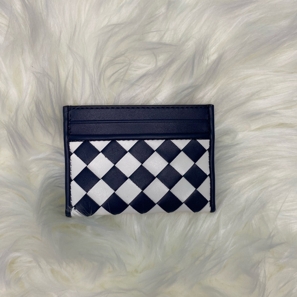 NWT!! Michael Kors Reed Navy LG Card Holder - Picture 2 of 3